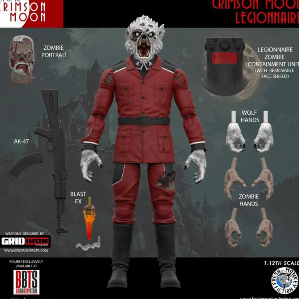 The Order of the Crimson Moon - Crimson Moon Legionnaire 1/12th Scale Action Figure