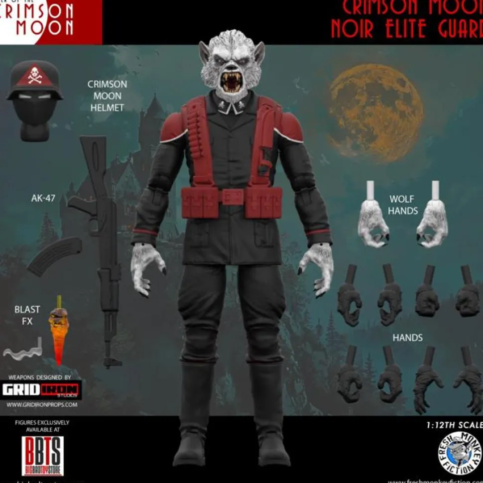 The Order of the Crimson Moon - Crimson Moon Noir Elite Guard 1/12th Scale Action Figure