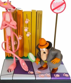 The Pink Panther - Pink Panther & The Inspector 16” Diorama Statue