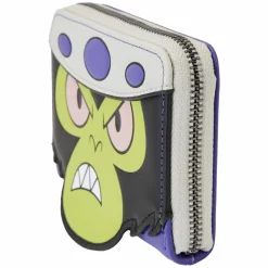 The Powerpuff Girls - Mojo Jojo Cosplay Glow in the Dark 4” Faux Leather Zip-Around Wallet