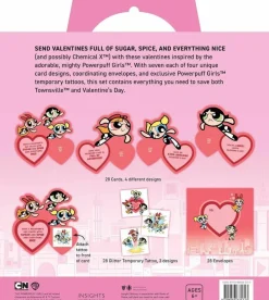 The Powerpuff Girls - Temporary Tattoos & Valentine's Day Cards Box Set