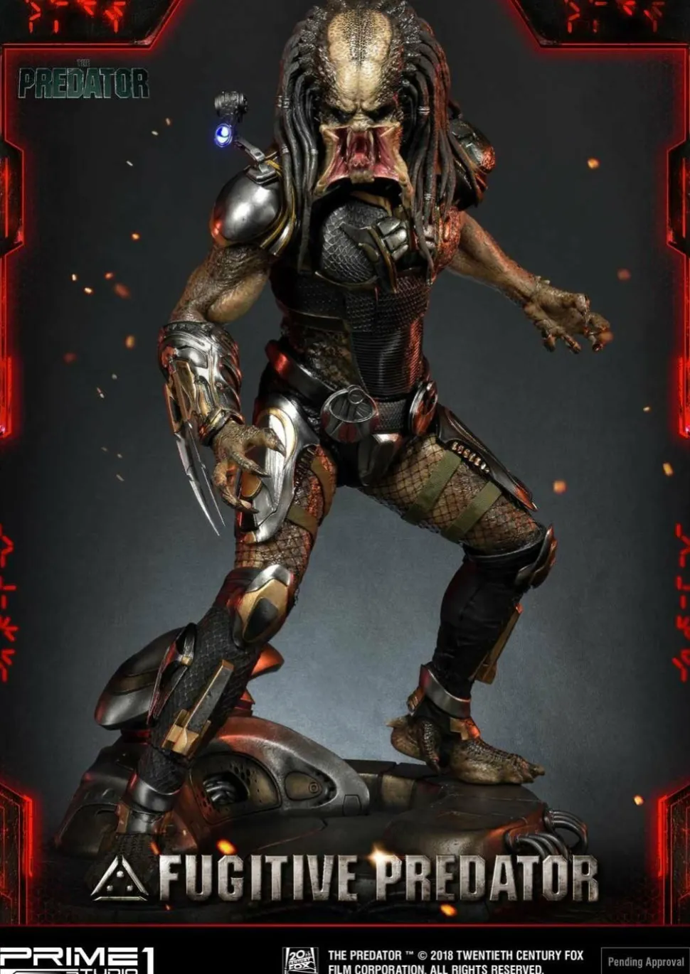 The Predator (2018) - Fugitive Predator 1/4 Scale Statue (Int Sales Only)