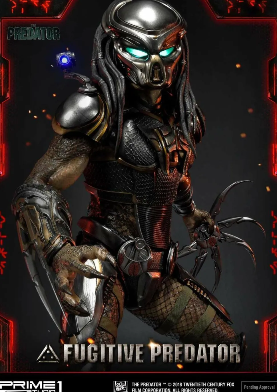 The Predator (2018) - Fugitive Predator 1/4 Scale Statue (Int Sales Only)