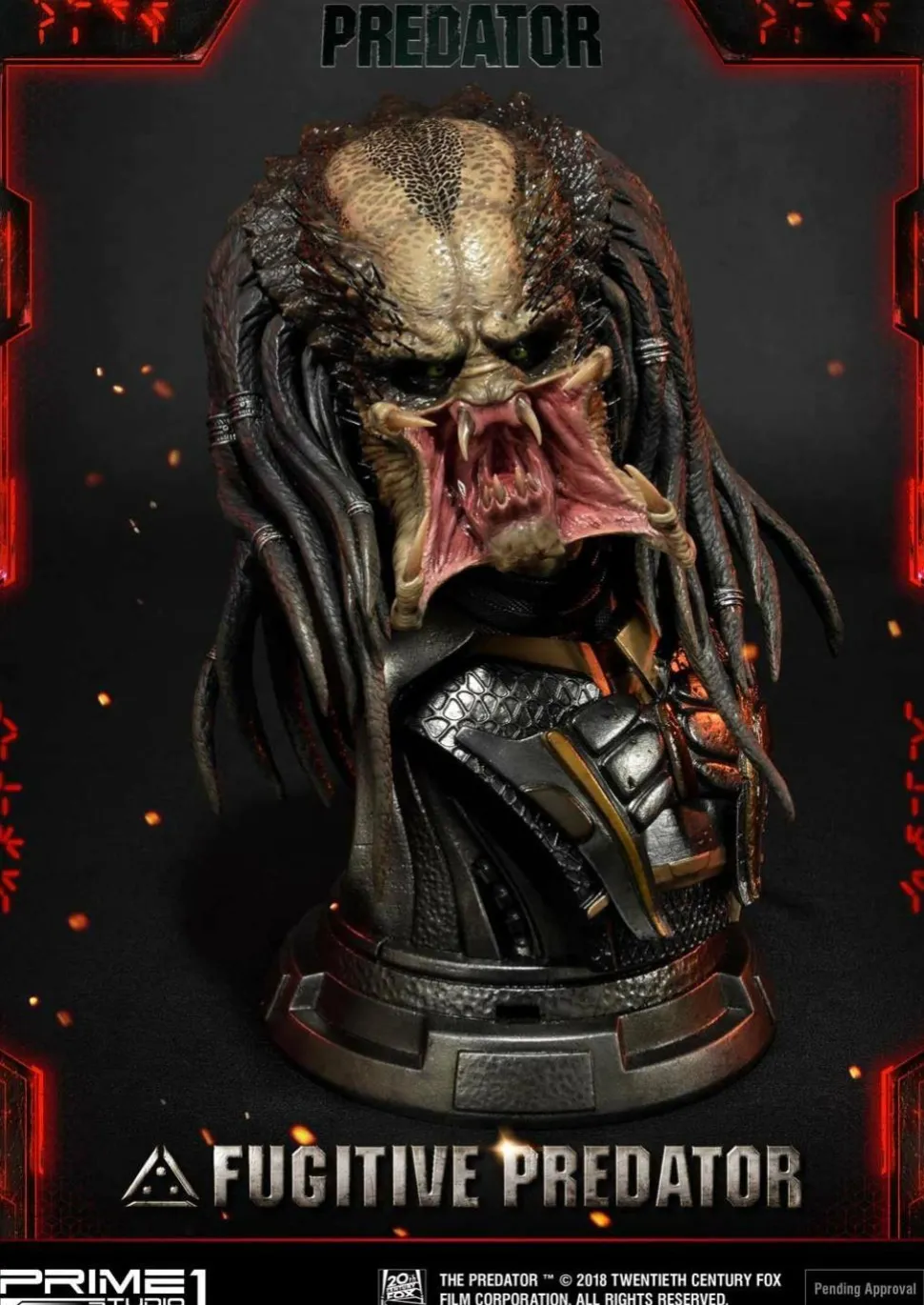 The Predator (2018) - Fugitive Predator 1/4 Scale Statue (Int Sales Only)