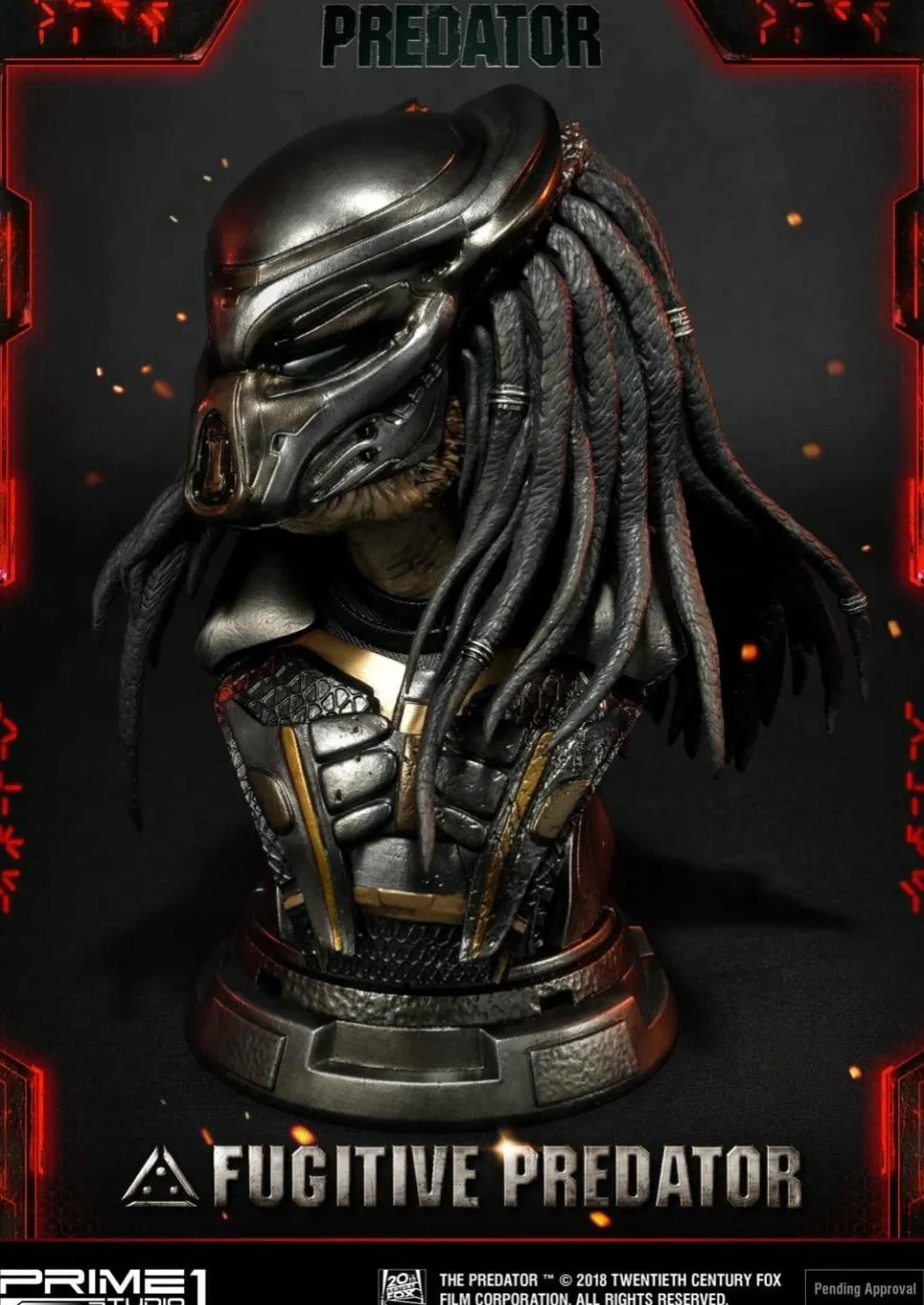 The Predator (2018) - Fugitive Predator 1/4 Scale Statue (Int Sales Only)