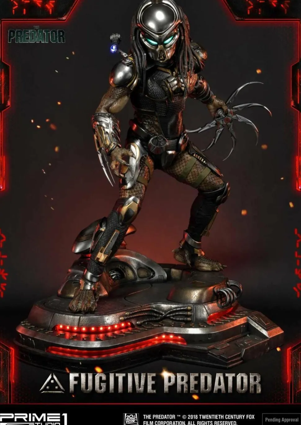 The Predator (2018) - Fugitive Predator 1/4 Scale Statue (Int Sales Only)
