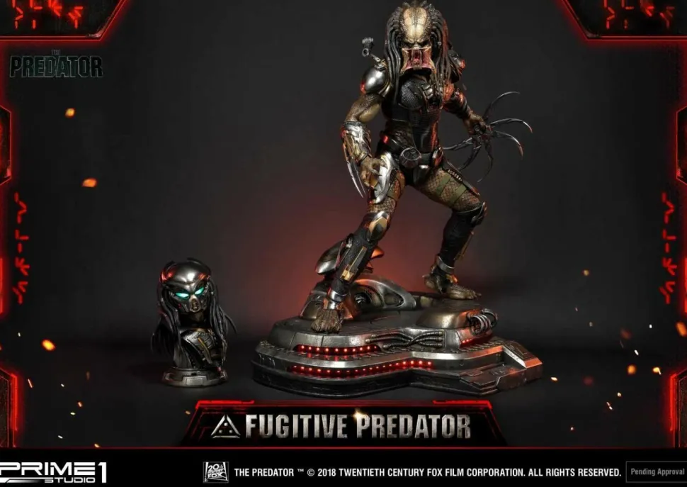 The Predator (2018) - Fugitive Predator 1/4 Scale Statue (Int Sales Only)