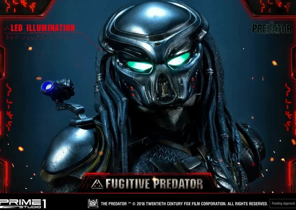 The Predator (2018) - Fugitive Predator 1/4 Scale Statue (Int Sales Only)