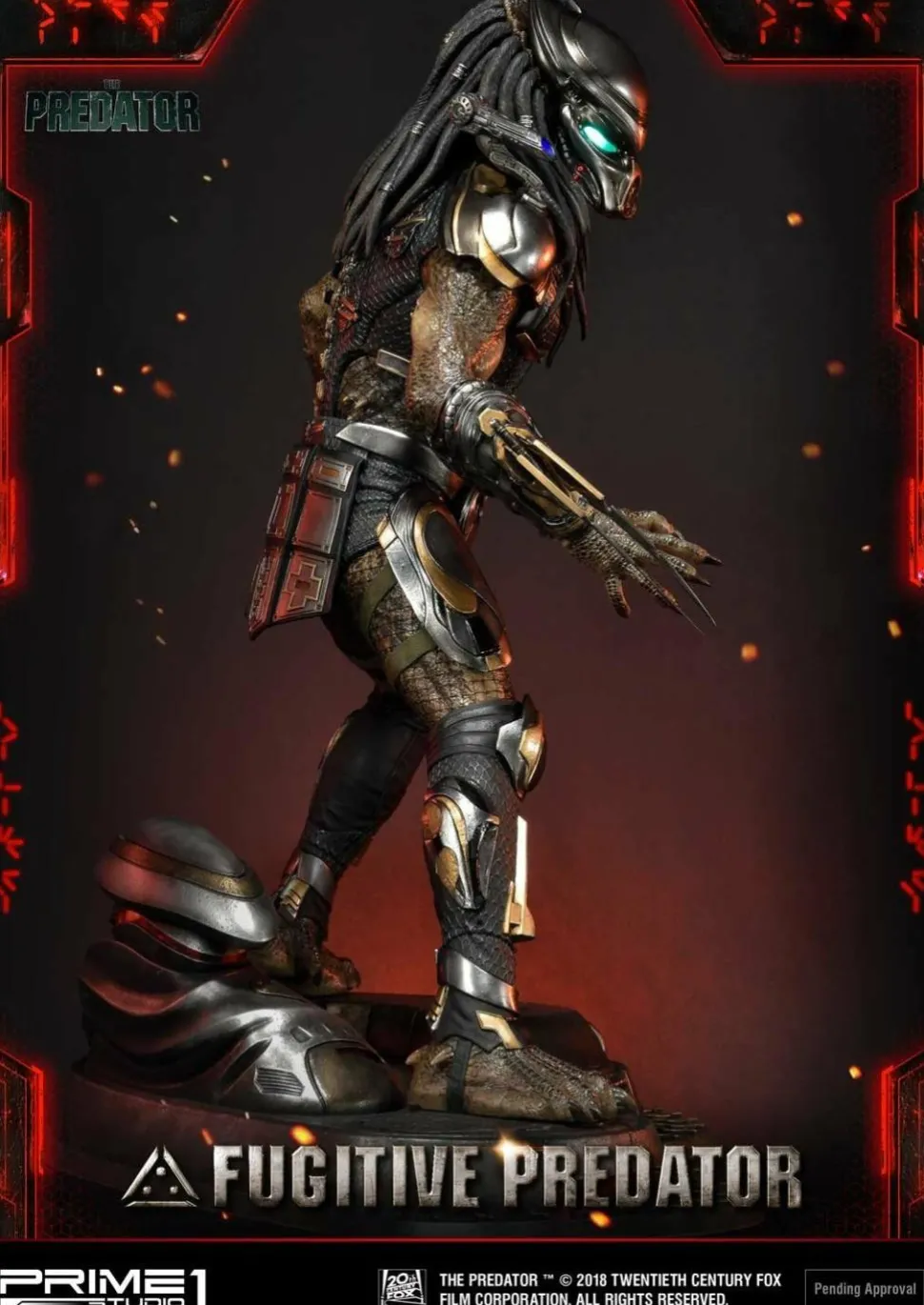 The Predator (2018) - Fugitive Predator 1/4 Scale Statue (Int Sales Only)