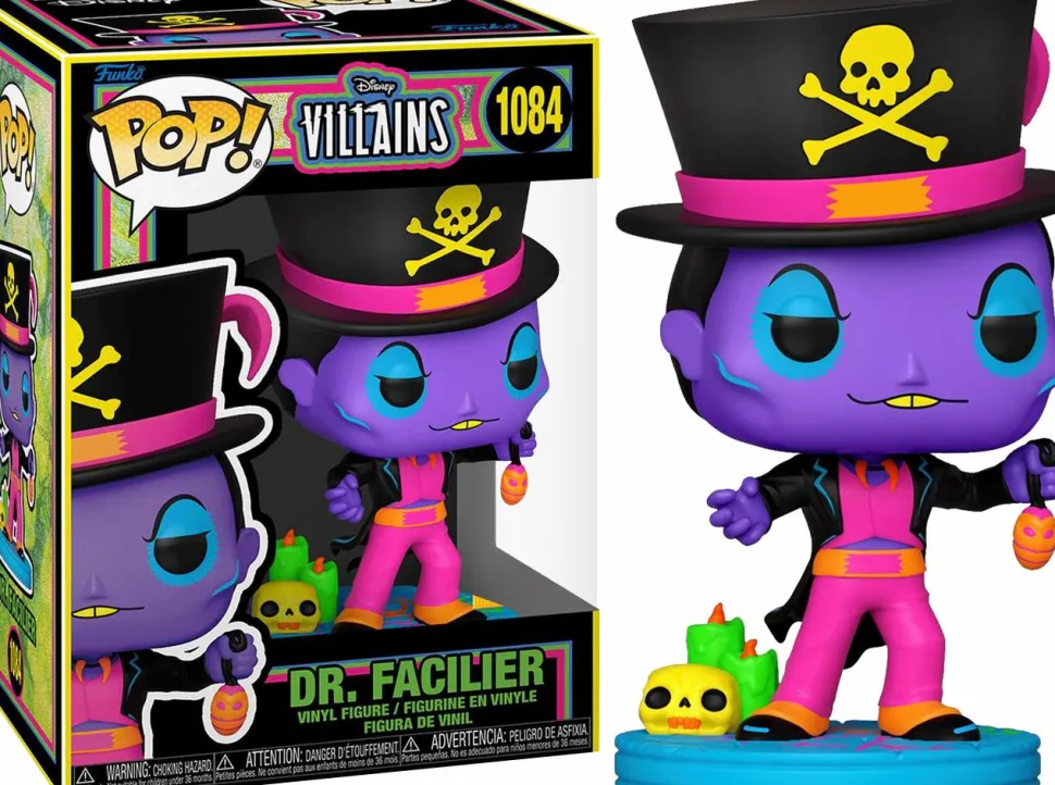 The Princess and the Frog - Dr. Facilier Blacklight Pop! Vinyl Figure