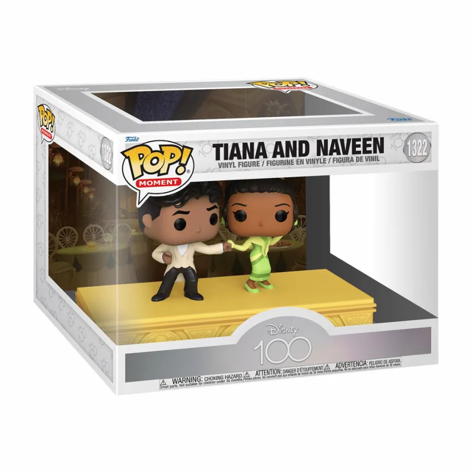 The Princess and the Frog (2009) - Tiana & Naveen Disney 100th Pop! Moment Vinyl Figure