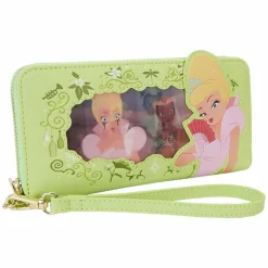 The Princess and the Frog - Tiana Princess Lenticular 4" Faux Leather Zip-Around Wristlet