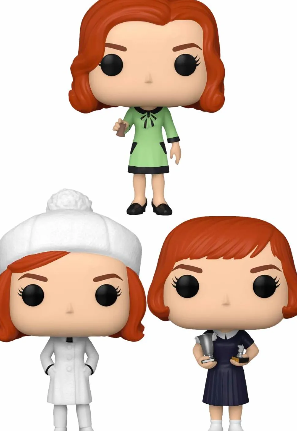 The Queen’s Gambit - Checkmate Pop! Vinyl Bundle (Set of 3)