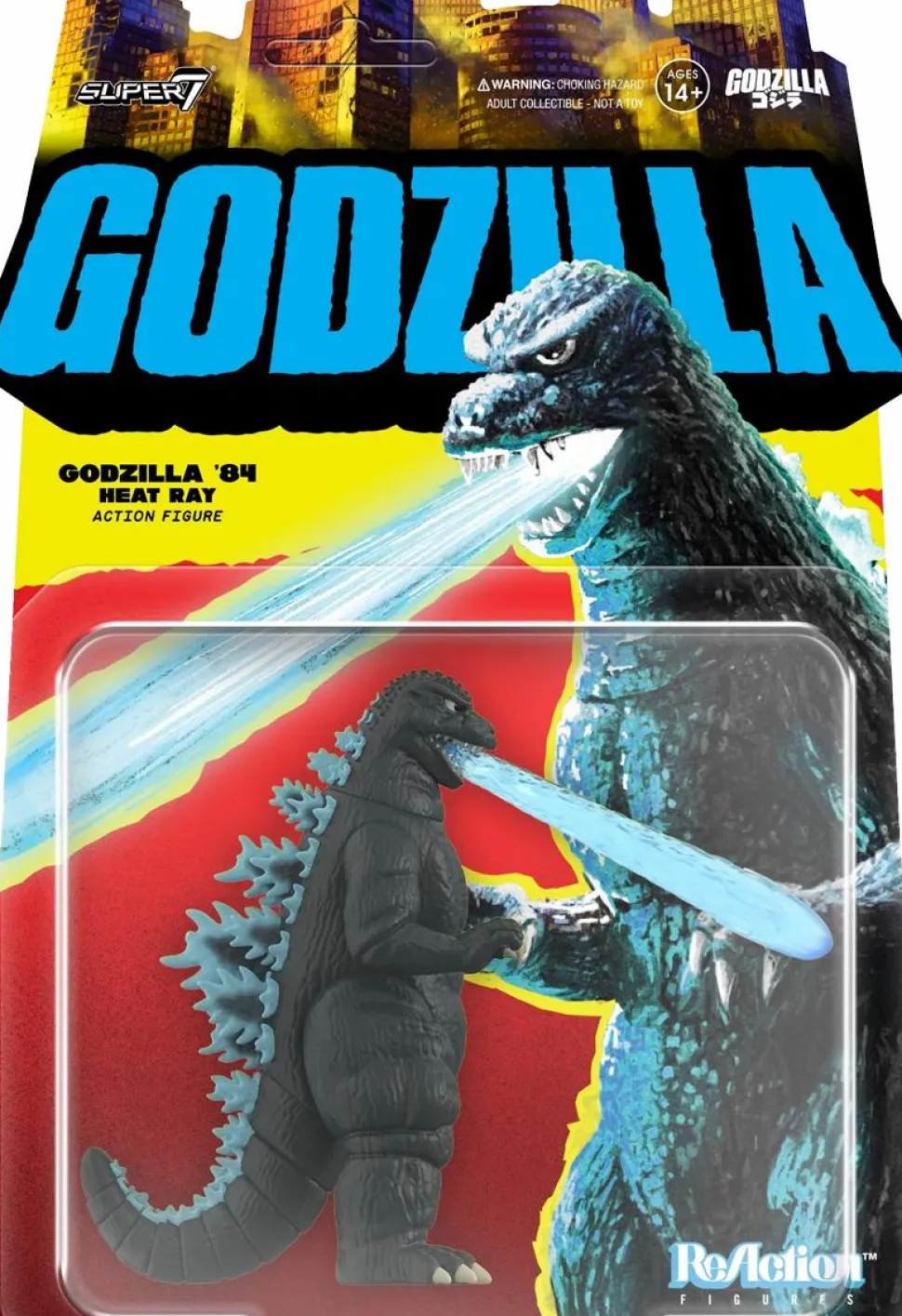 The Return of Godzilla (1984) - Godzilla '84 (Heat Ray) Toho ReAction 3.75" Action Figure (Wave 7)