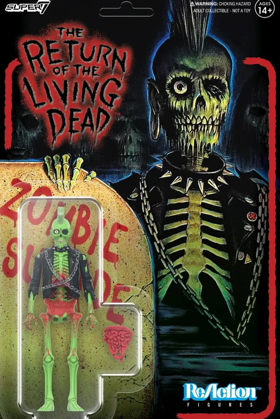 The Return of the Living Dead (1985) - Zombie Suicide ReAction 3.75" Action Figure