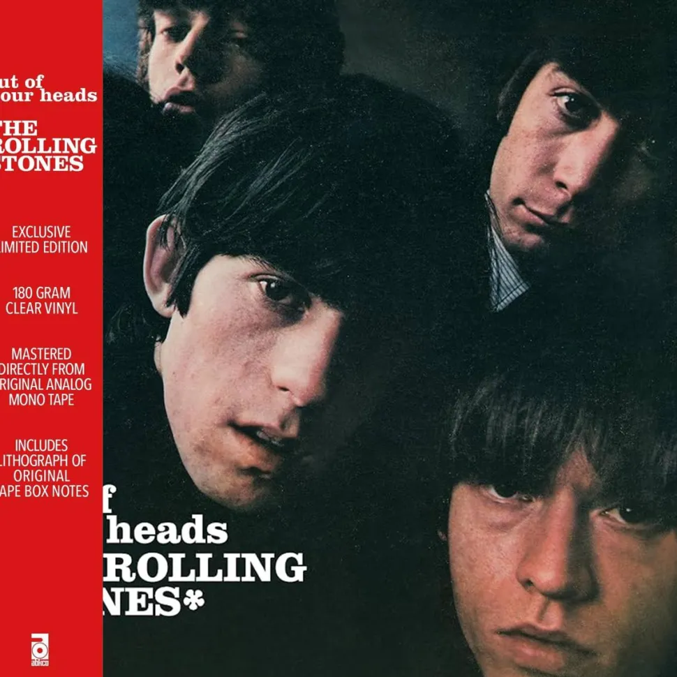 The Rolling Stones - Out of Our Heads LP Vinyl Record (2025 Record Store Day Exclusive Clear Vinyl with Lithograph Print)