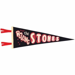 The Rolling Stones - Souvenir of The Rolling Stones Wool Felt Pennant (9" x 27")