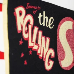 The Rolling Stones - Souvenir of The Rolling Stones Wool Felt Pennant (9" x 27")