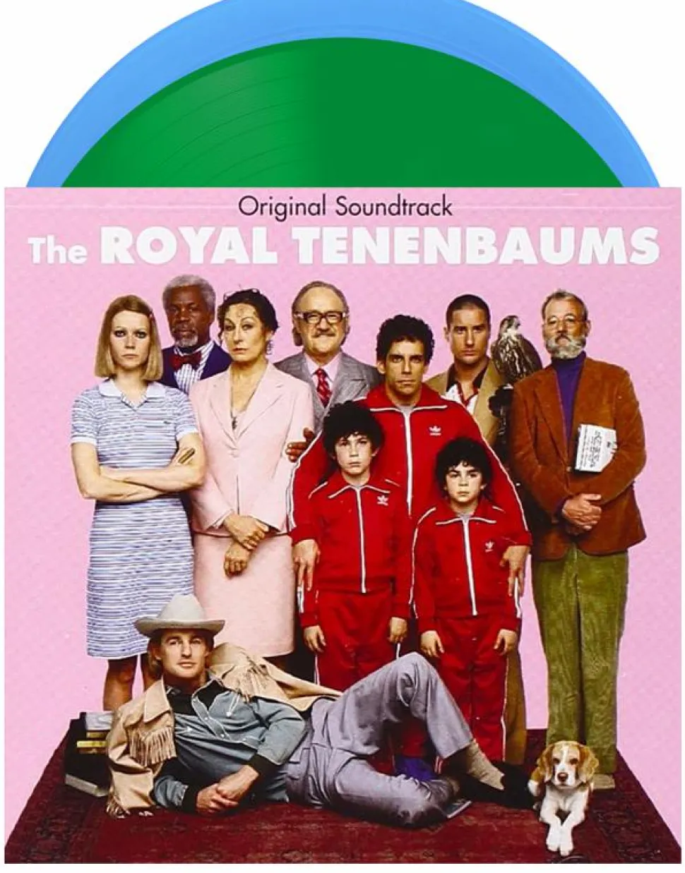 The Royal Tenenbaums - Original Motion Picture Soundtrack 2xLP Vinyl Record (2023 Record Store Day Black Friday Blue & Green Coloured Vinyl)