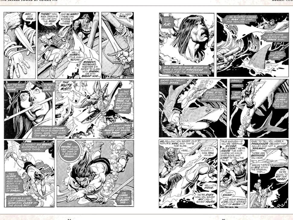 The Savage Sword of Conan - The Original Comics Omnibus Volume 09 Hardcover Book
