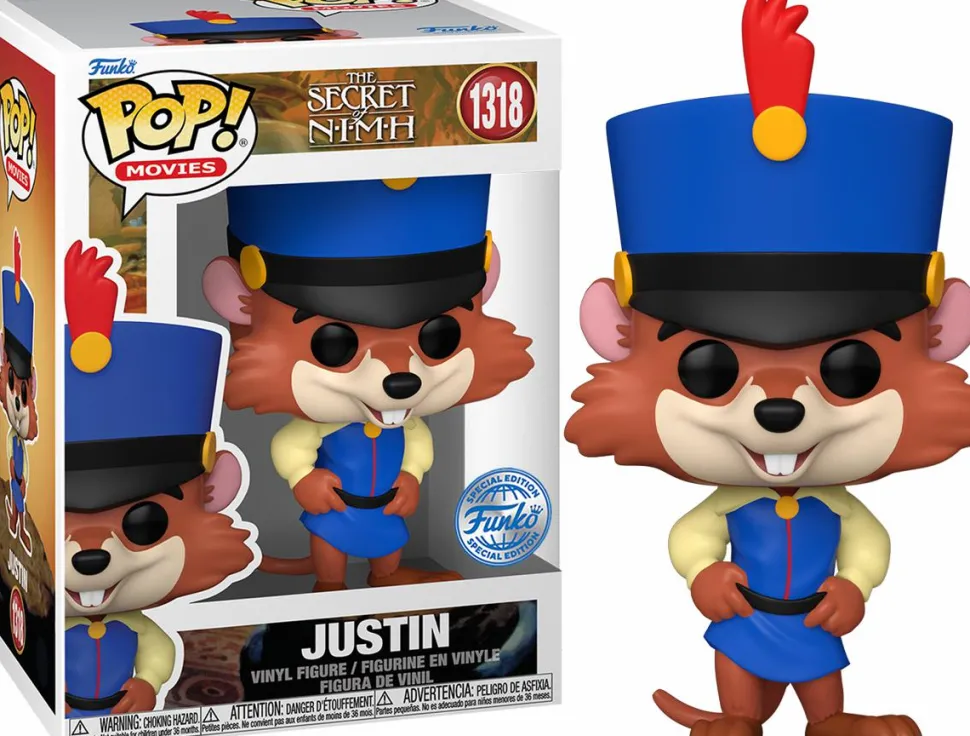 The Secret of NIMH - Justin Mystery Box (Includes Justin & 3 Exclusive Pop! Vinyl Figures)