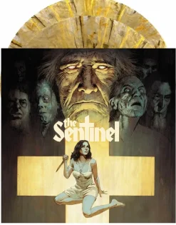 The Sentinel (1977) - Original Motion Picture Soundtrack by Gil Melle 2xLP Vinyl Record (Gateway to Hell Metallic Gold with Black Smoke Coloured Vinyl)