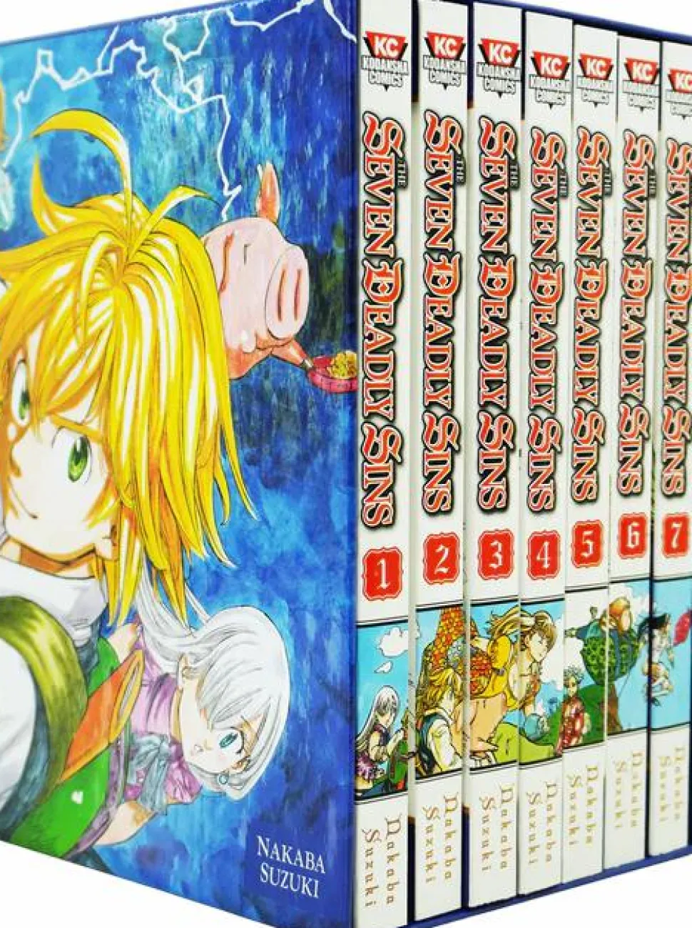 The Seven Deadly Sins - Manga Paperback Book Box Set 01 (Vol. 1-7)