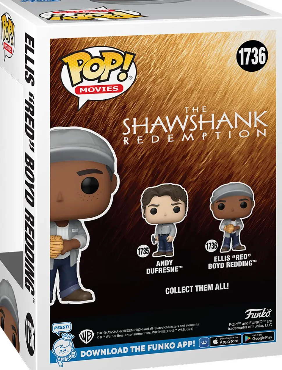 The Shawshank Redemption - Ellis 'Red' Boyd Redding Pop! Vinyl Figure