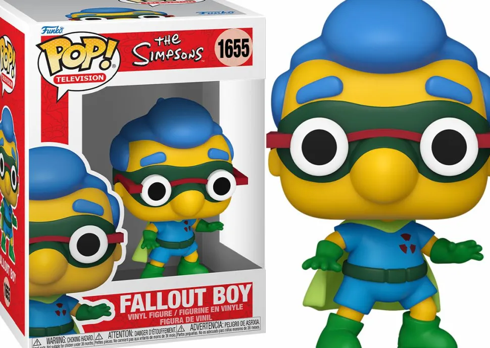 The Simpsons - Milhouse as Fallout Boy Pop! Vinyl Figure