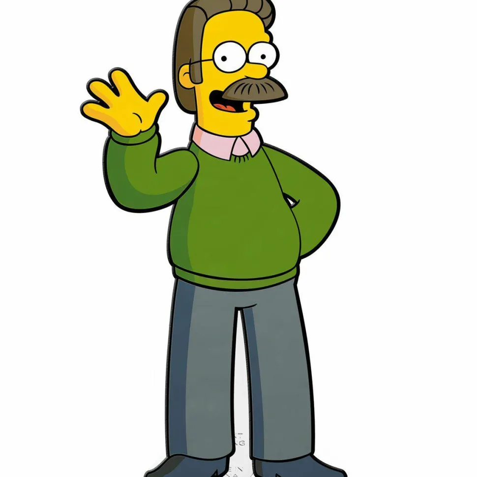 The Simpsons - Ned Flanders FigPin Enamel Pin