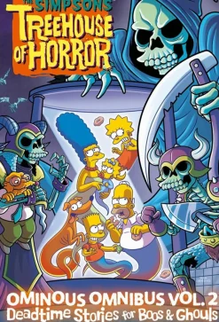 The Simpsons - Treehouse of Horror Ominous Omnibus Volume 02 Deadtime Stories for Boos & Ghouls Hardcover Book