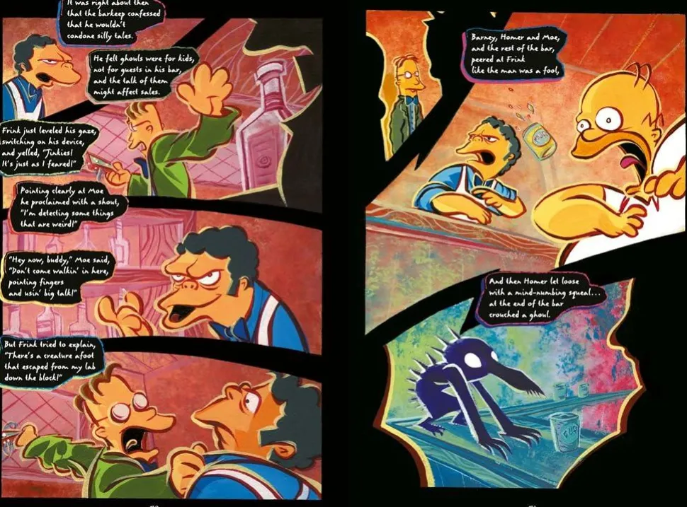 The Simpsons - Treehouse of Horror Ominous Omnibus Volume 03 Fiendish Fables of Devilish Delicacies Hardcover Book