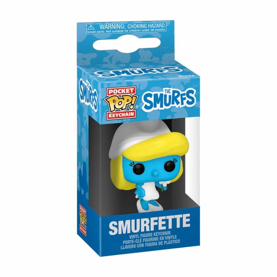 The Smurfs (1981) - Smurfette Pocket Pop! Keychain