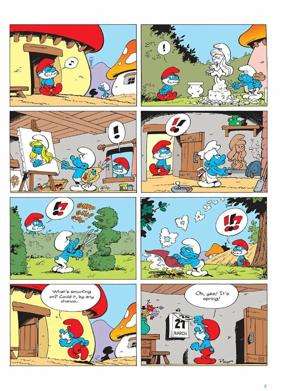 The Smurfs - 3‑in‑1 Volume 04 Paperback Book