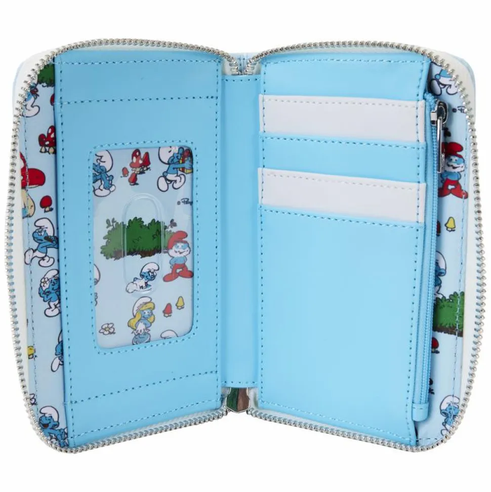 The Smurfs - Smurfette Cosplay 4" Faux Leather Zip-Around Wallet