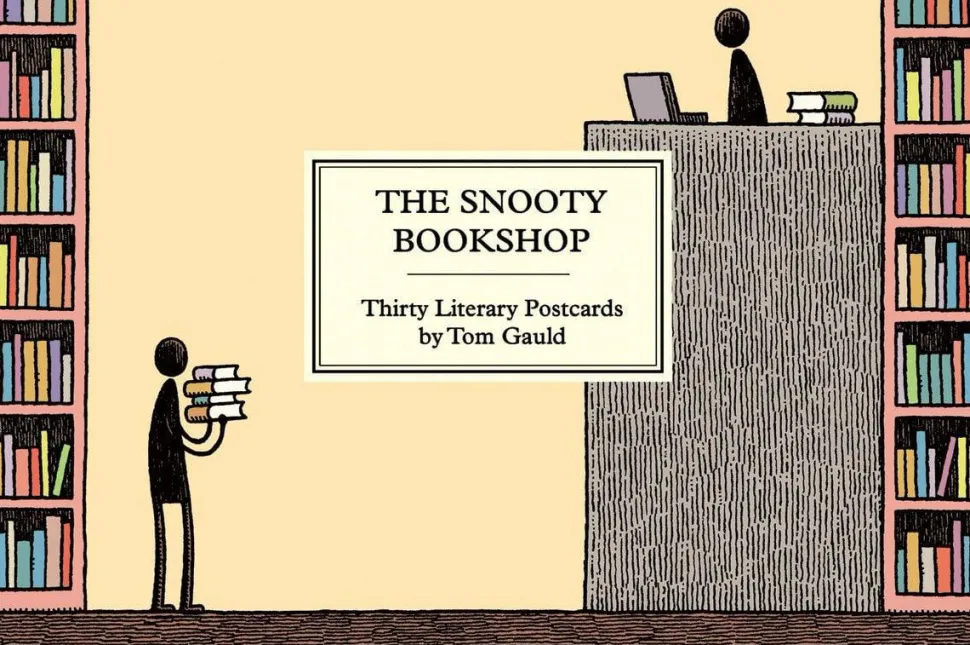The Snooty Bookshop by Tom Gauld Postcard Set