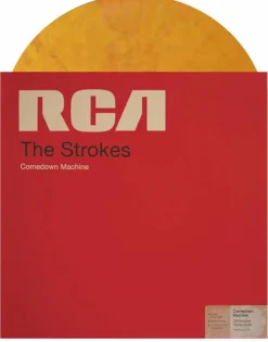 The Strokes - Comedown Machine LP Vinyl Record (Yellow & Red Marble Coloured Vinyl)