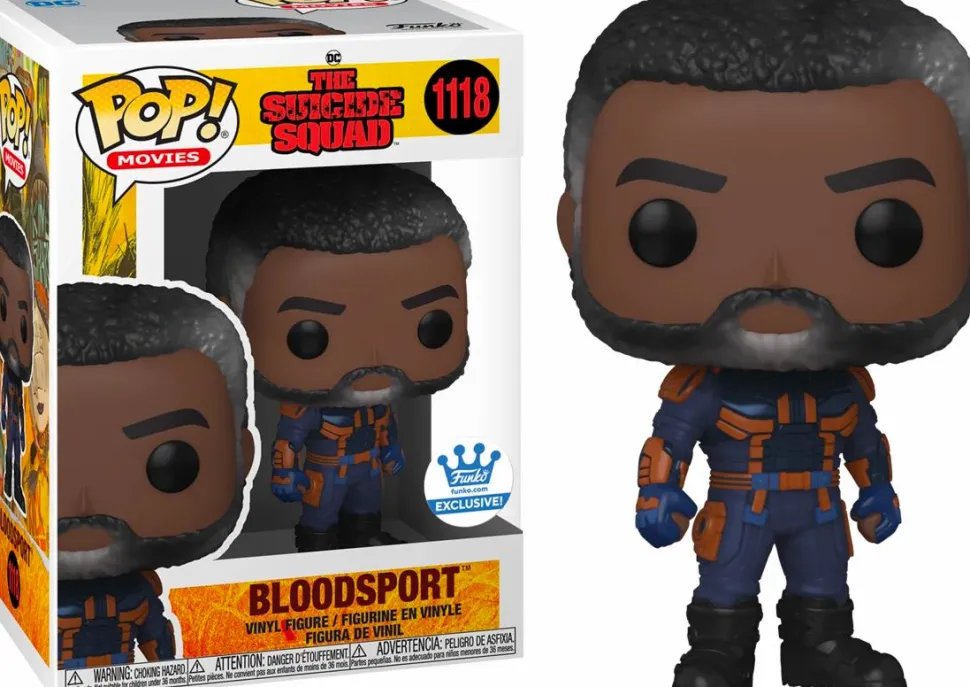 The Suicide Squad (2021) - Bloodsport Unmasked Pop! Vinyl Figure (Funko / Popcultcha Exclusive)