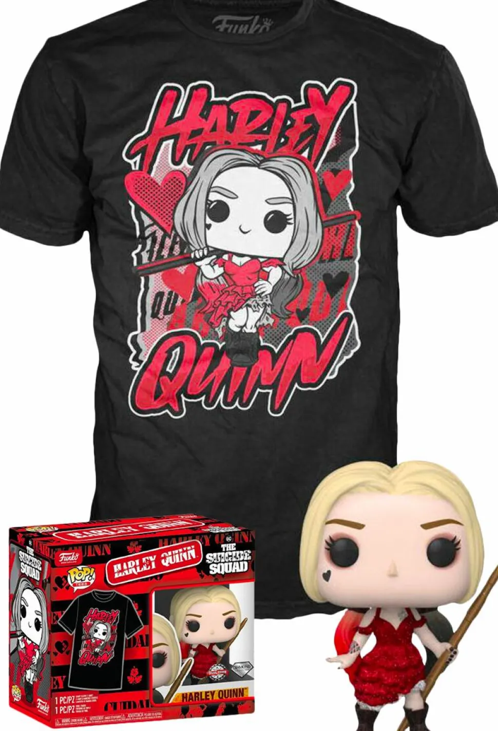 The Suicide Squad (2021) - Harley Quinn Pop! Vinyl Figure & T-Shirt Box Set