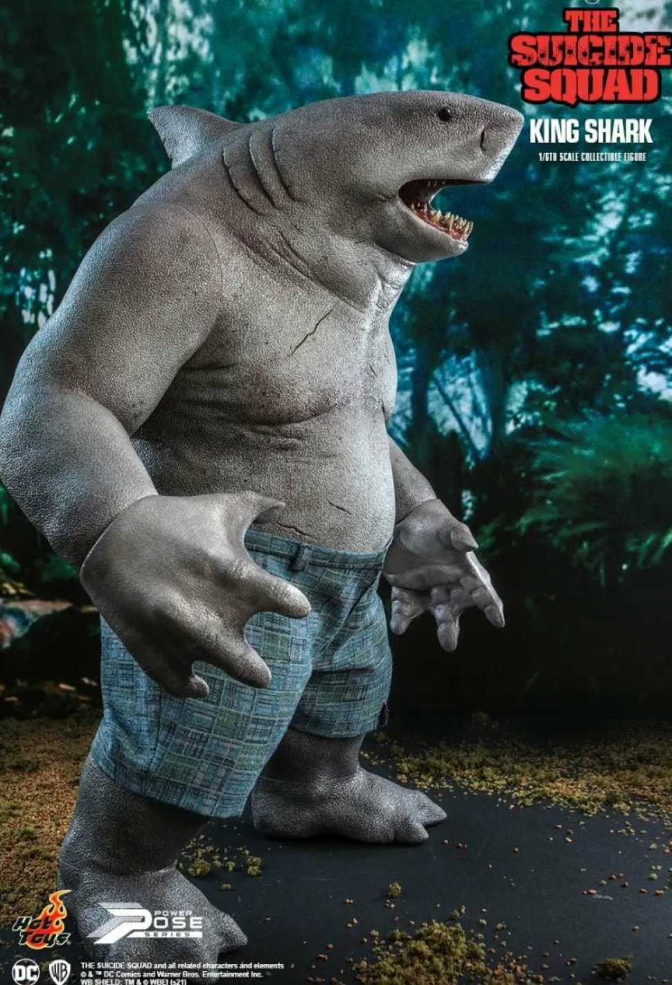 The Suicide Squad (2021) - King Shark 1/6th Scale Hot Toys Power Pose Action Figure