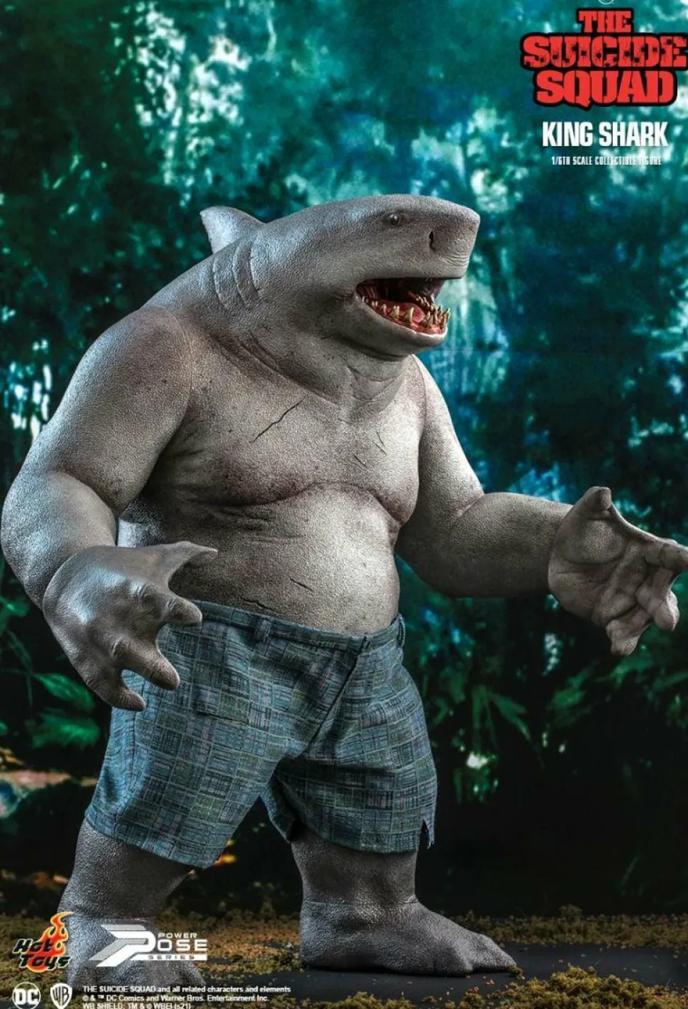 The Suicide Squad (2021) - King Shark 1/6th Scale Hot Toys Power Pose Action Figure