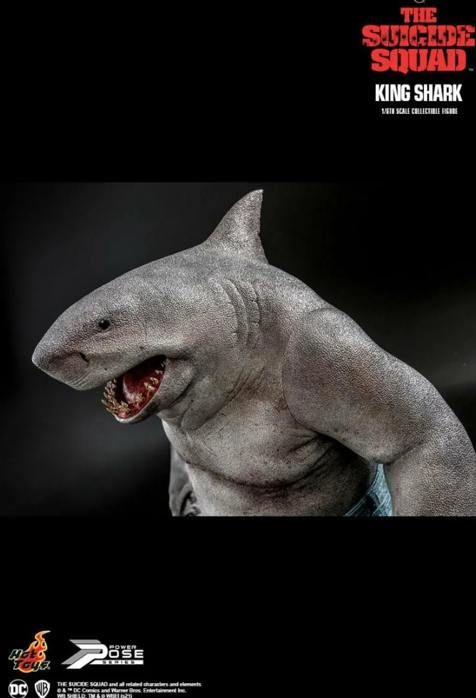 The Suicide Squad (2021) - King Shark 1/6th Scale Hot Toys Power Pose Action Figure