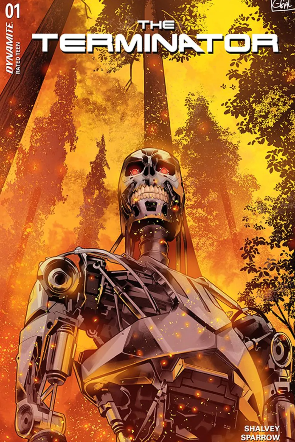 The Terminator (2024) - Issue #1 Single Issue Paperback Comic Book (Cover B Edwin Galmon)