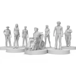 The Texas Chainsaw Massacre (1974) - Unpainted Miniature Figure 11-Pack Board Game Expansion