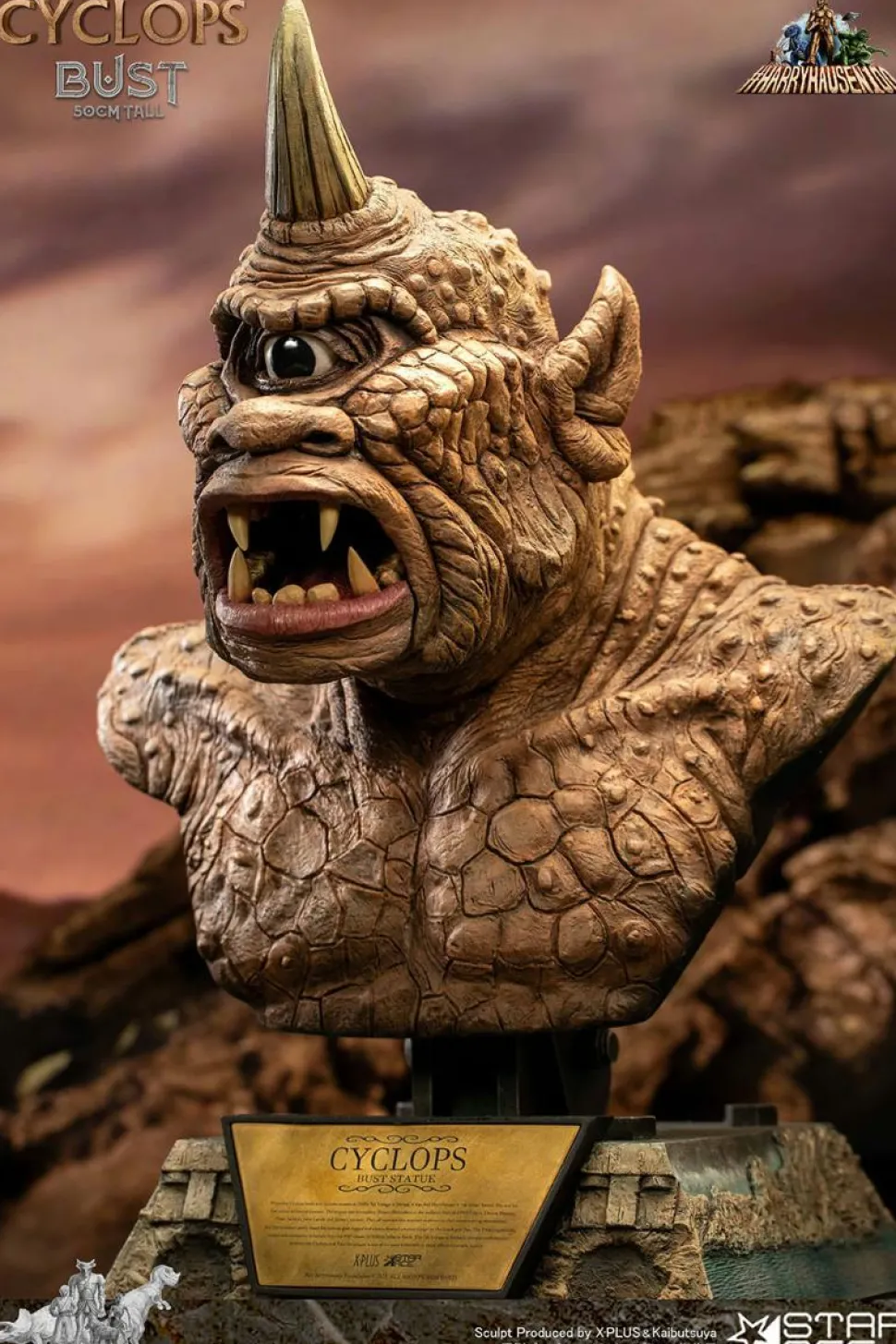 The 7th Voyage of Sinbad (1958) - Ray Harryhausen Cyclops 20" Bust