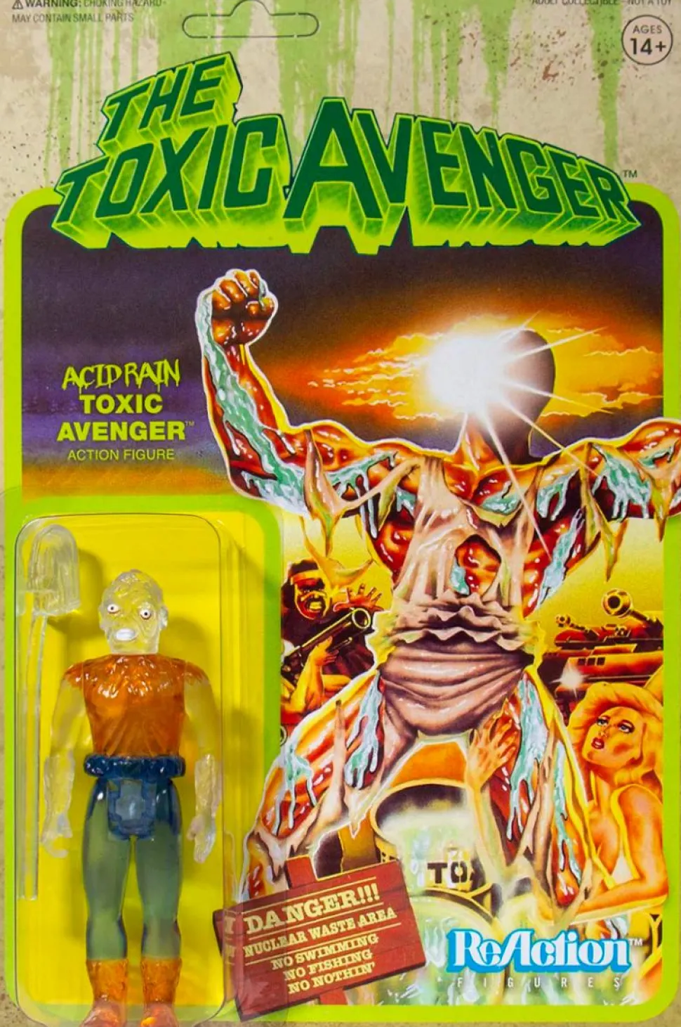 The Toxic Avenger - Acid Rain Toxic Avenger ReAction 3.75” Action Figure