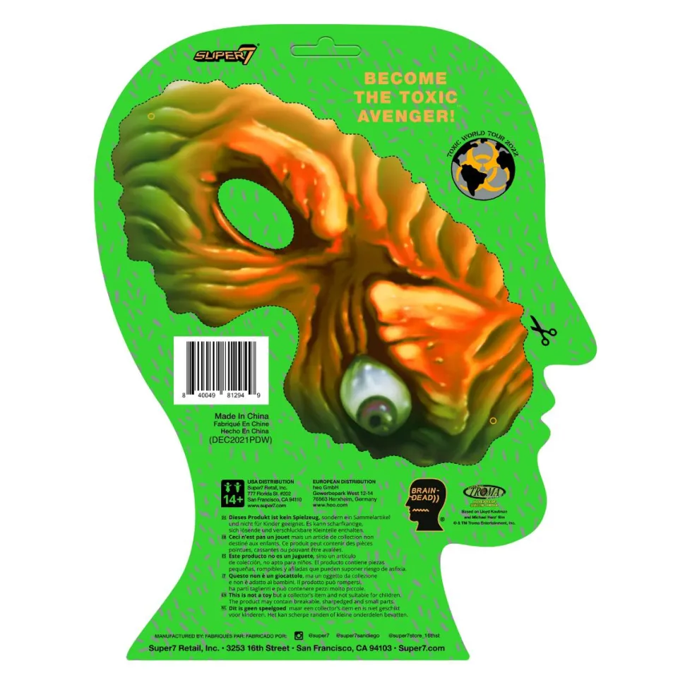 The Toxic Avenger x Brain Dead - Toxie Glow in the Dark ReAction 3.75” Action Figure