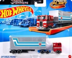The Transformers (1984) - Optimus Prime Hot Wheels Track Fleet 1/64th Scale Die-Cast Vehicle Replica