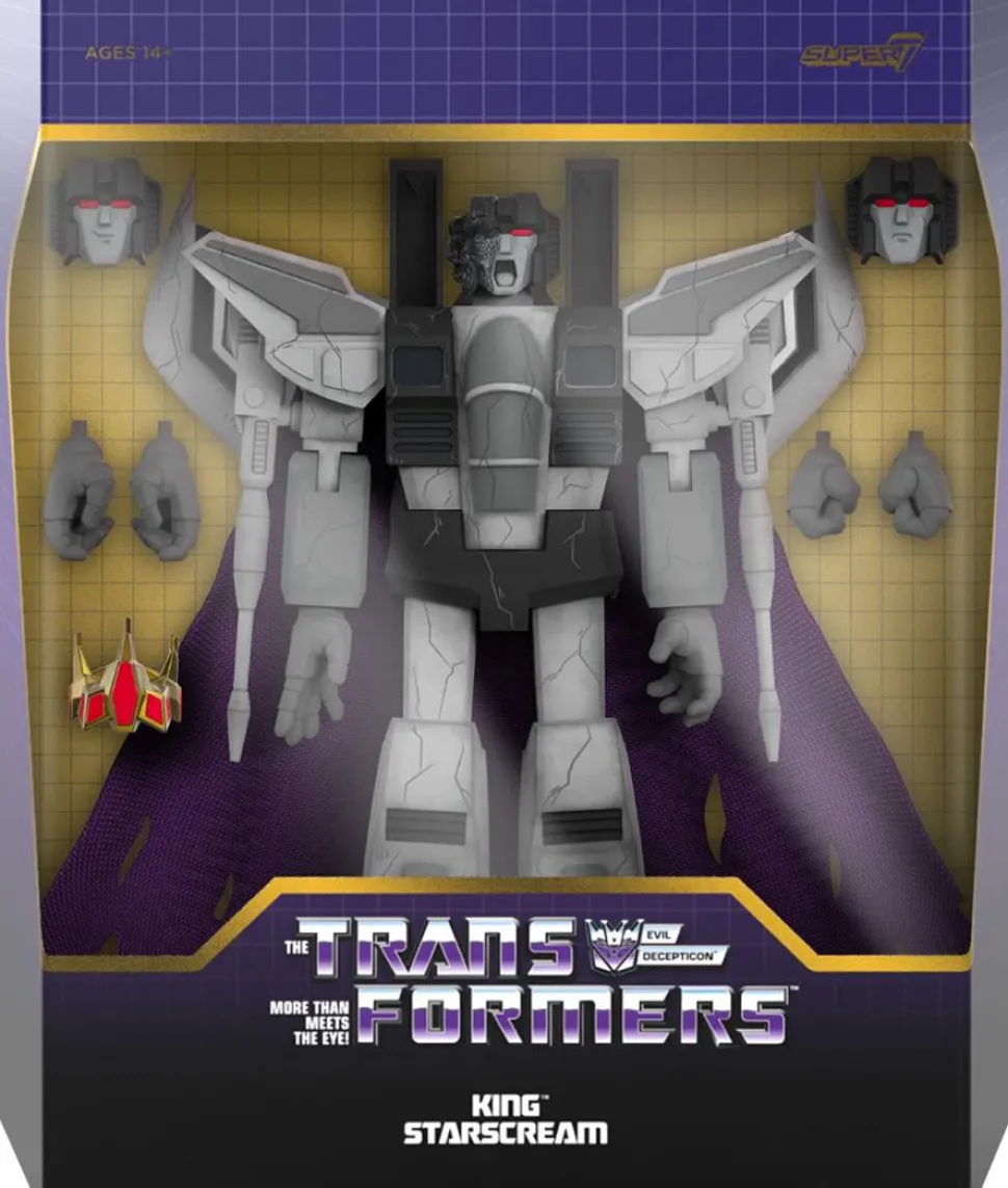 The Transformers: The Movie (1986) - Reformatting Megatron & King Starscream Ultimates! 7" Scale Action Figure Bundle (Set of 2)