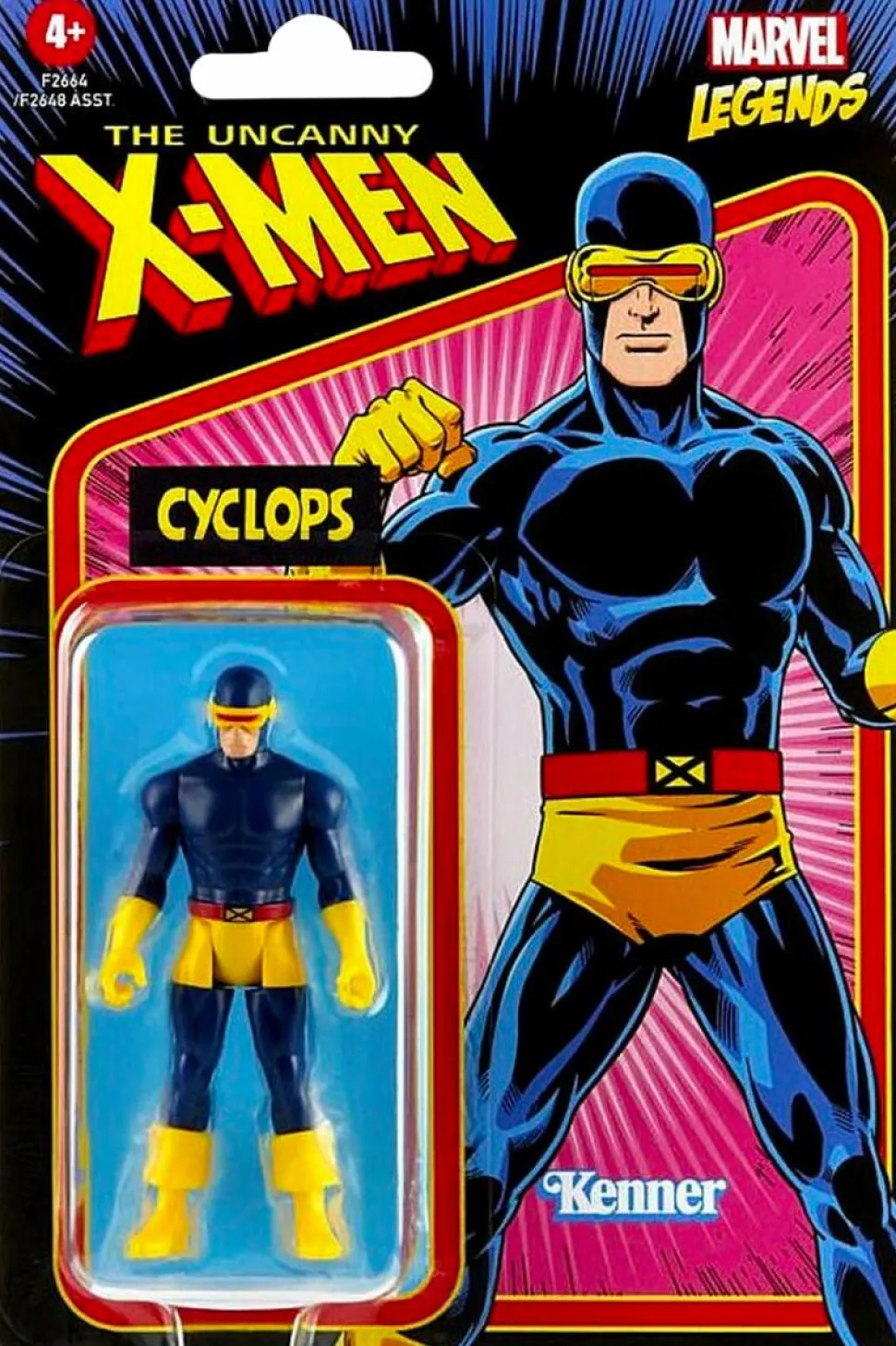 The Uncanny X-Men - Cyclops Marvel Legends Retro 3.75” Action Figure